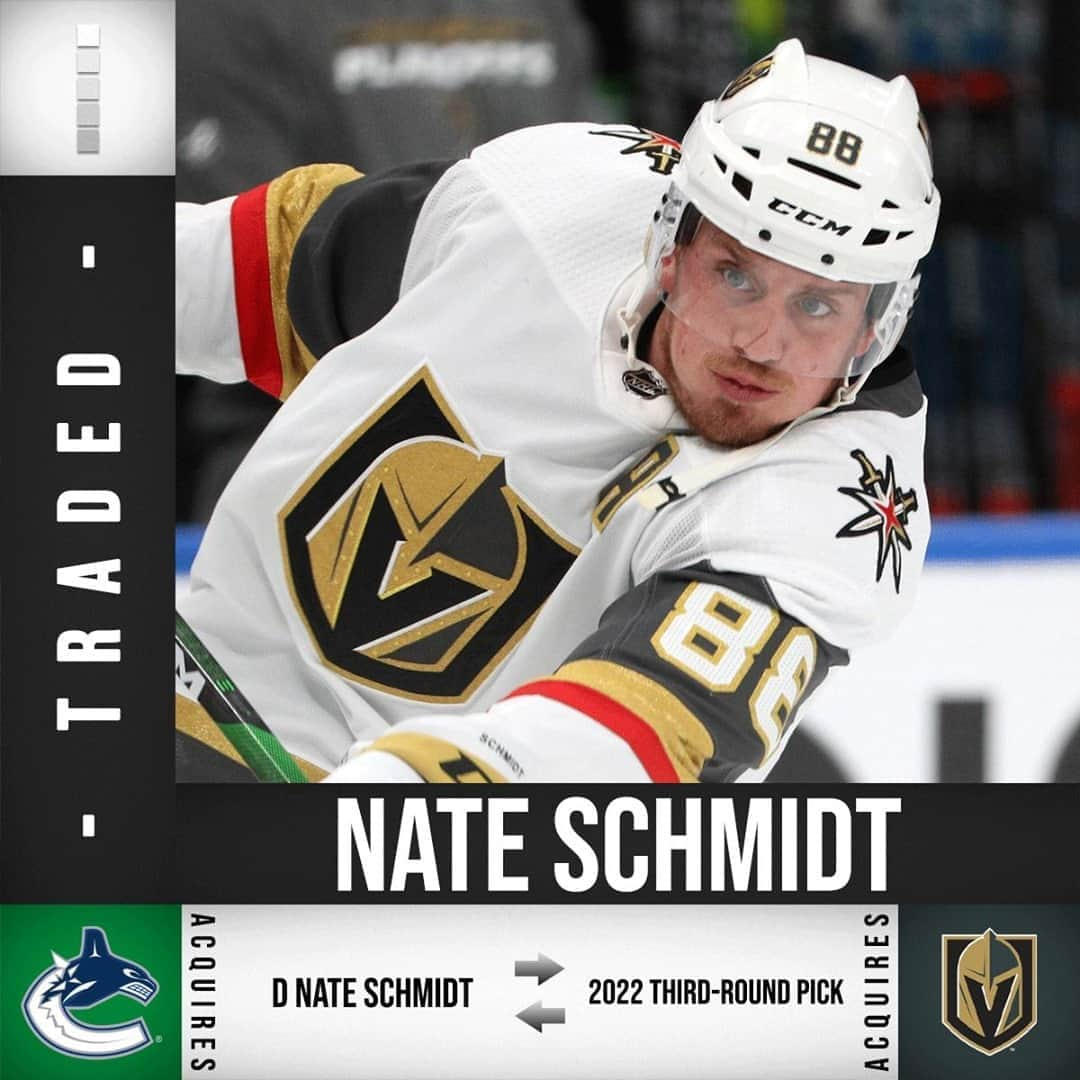 NHLさんのインスタグラム写真 - (NHLInstagram)「@nateschmidt88 is headed to the @canucks! 🚨 #NHLFreeAgency」10月13日 9時56分 - nhl