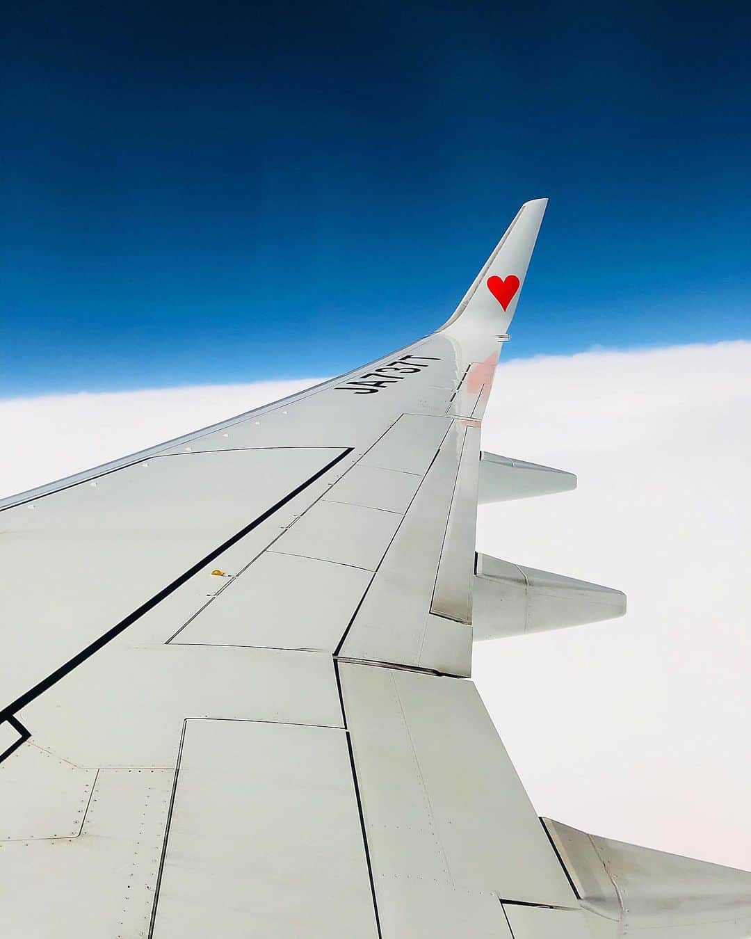神咲のあのインスタグラム：「. 沖縄︎　┈┈　✈︎ 往復羽の上の席で空がエモかった💭 写真沢山がんがん投稿するのでお付き合いくださぃ🙇‍♂️💙 .  #okinawa #japan_of_insta #okinawatrip #travel #traveler #trip #lovers_nippon #sky #skyphotography #blue #sunset #photo #photography #heart #movie #沖縄 #旅行 #沖縄旅行 #空 #旅 #空が好きな人と繋がりたい #ハート #きゅんです #ムービー #エモい #綺麗 #癒し #旅行好きな人と繋がりたい #タビジョ #旅行好き」