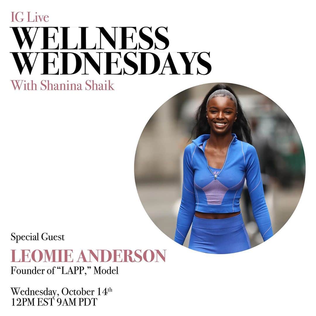 シャニーナ・シャイクのインスタグラム：「I’ve known @leomieanderson for quite some time. I’ve seen so much growth in her career . It’s such a beautiful thing to sit back and watch the hard work and dedication that she has , come into fruition. Leomie has used her platform to empower women and knock down the barriers for women/men  in the black and brown community. This will be an inspiring conversation ! 🙏🏽 Hope you can tune in x」