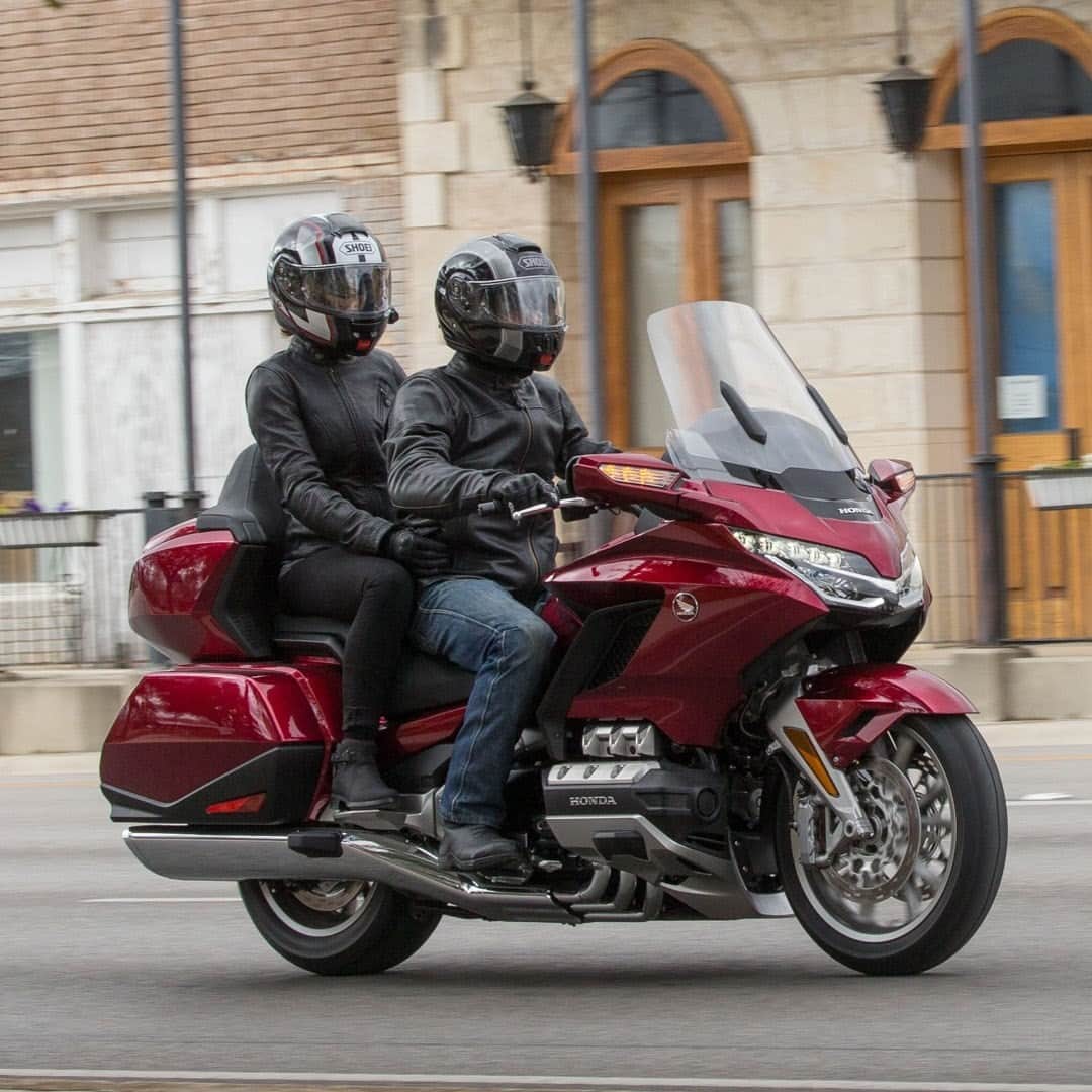 のインスタグラム：「If you could go anywhere this week on a Gold Wing, where would it be? #goldwing #betteronahonda」