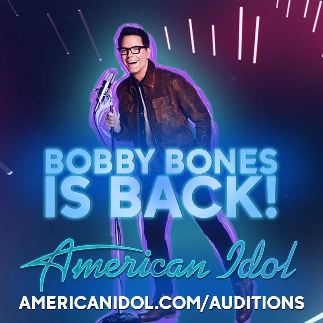 American Idolさんのインスタグラム写真 - (American IdolInstagram)「No one does it better! 🙌👓🙌 We're thrilled to welcome back our mentor of many talents @mrbobbybones to help guide our season 4 hopefuls!  Think you're #TheNextIdol? Sign up to audition online, face-to-face with a producer, at AmericanIdol.com/Auditions!」10月13日 2時15分 - americanidol