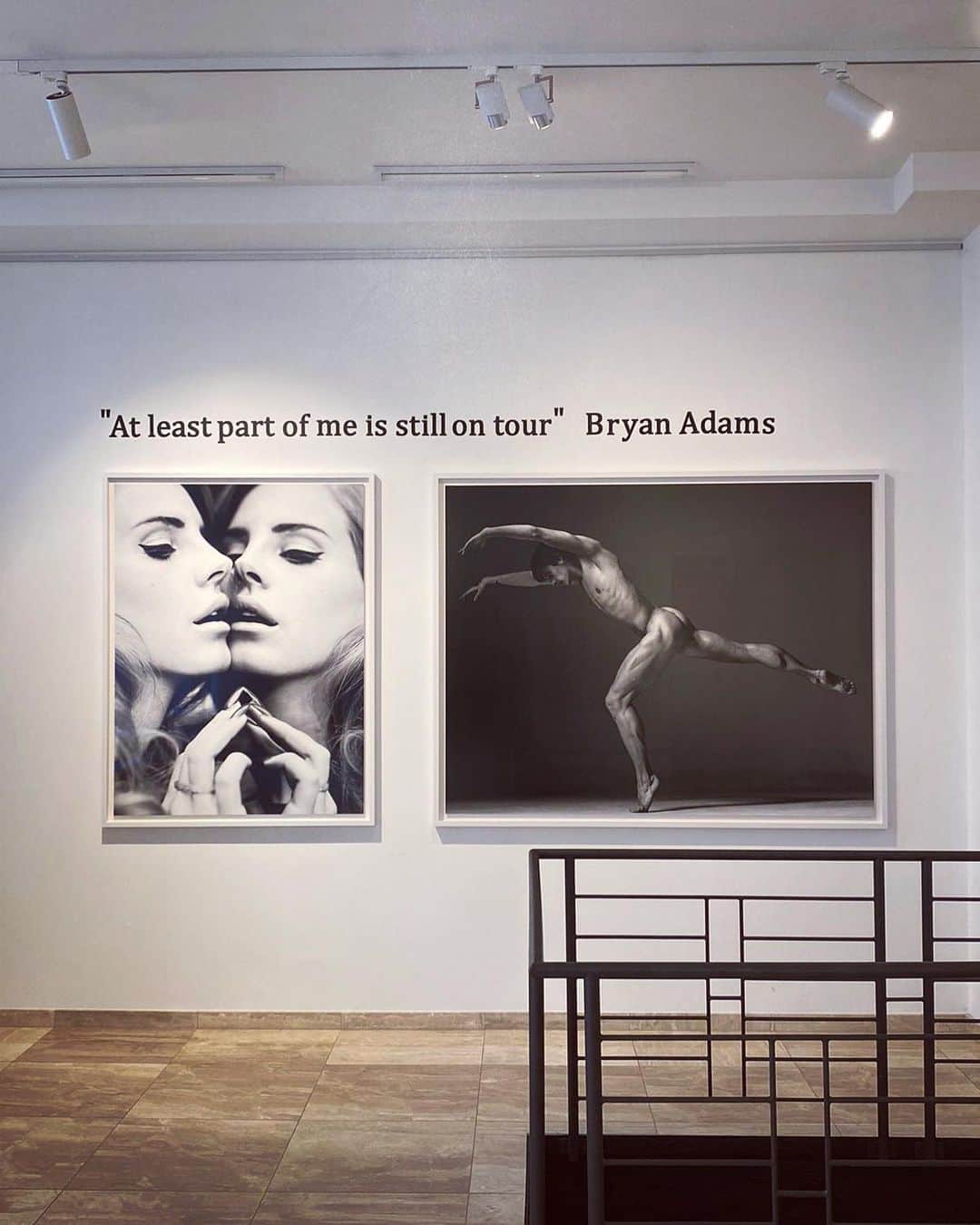 ブライアン・アダムスのインスタグラム：「At least part of me is still on tour! My foto exhibition at Gericke+Paffrath in Düsseldorf, Germany.  #bryanadamsexposed #photobyadams」