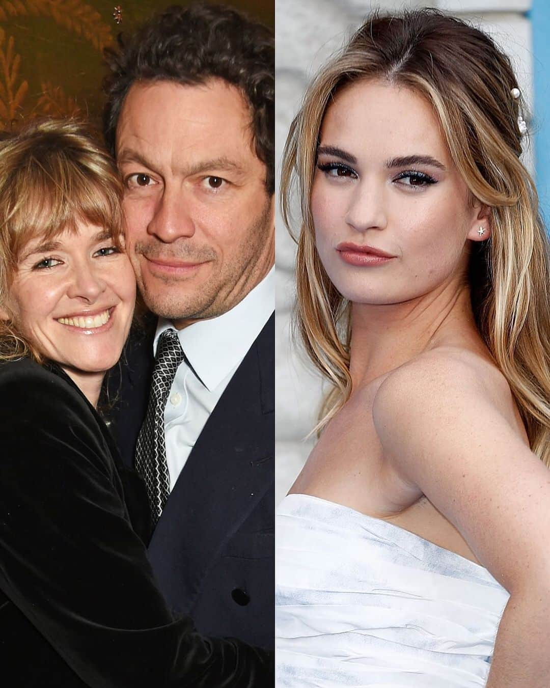 Just Jaredさんのインスタグラム写真 - (Just JaredInstagram)「Dominic West’s wife Catherine FitzGerald is apparently “shocked” by the photos of him kissing Lily James. Tap this pic in the LINK IN BIO to see what Catherine’s friend told the press in a lengthy statement.  #LilyJames #DominicWest #CatherineFitzGerald Photo: Getty」10月13日 2時51分 - justjared