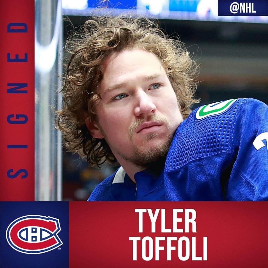 NHLさんのインスタグラム写真 - (NHLInstagram)「The signings continue! Tyler Toffoli (@tofff73) agrees to a four-year deal with the @CanadiensMTL. ✍️ #NHLFreeAgency」10月13日 3時47分 - nhl