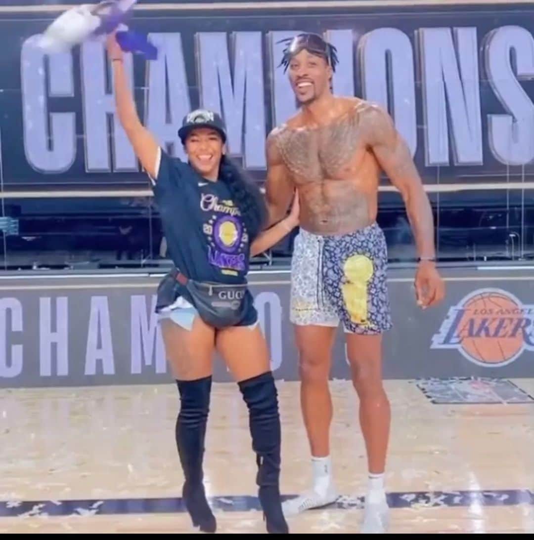 ニック・ヤングのインスタグラム：「MostHated championship shorts congrats @dwighthoward #LA #LakeShow @mhp.la #LakerShorts」