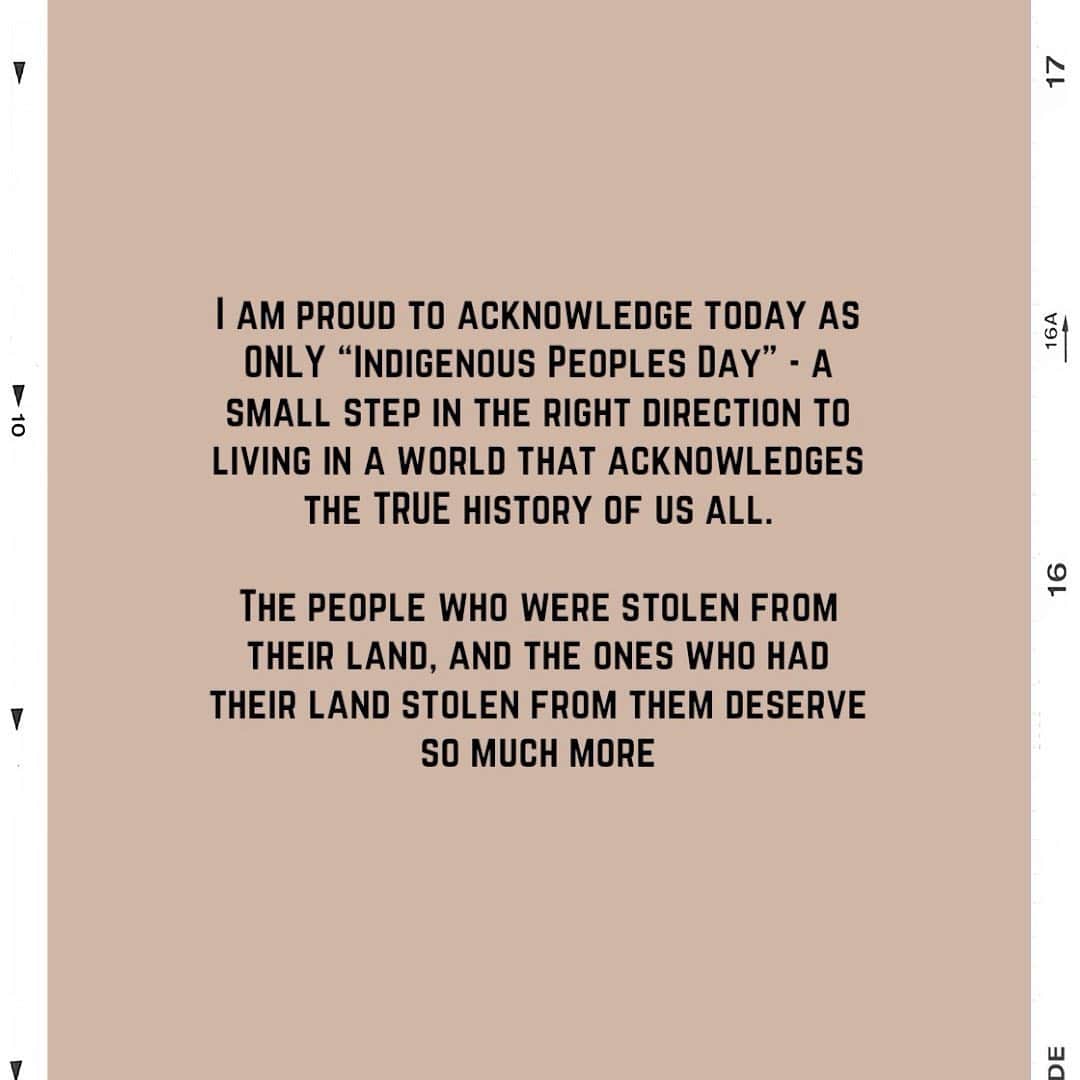 ベッキーGさんのインスタグラム写真 - (ベッキーGInstagram)「(SWIPE TO READ MORE) For my indigenous ancestors and the blood that runs thru my veins 🙏🏽❤️」10月13日 5時15分 - iambeckyg