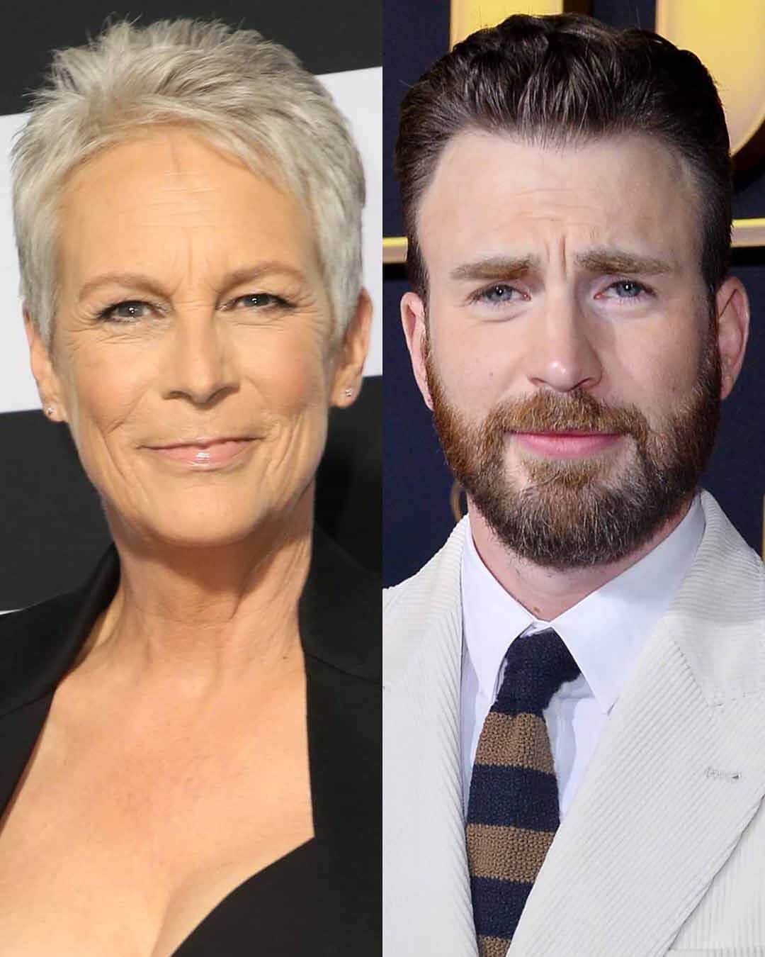 Just Jaredさんのインスタグラム写真 - (Just JaredInstagram)「Jamie Lee Curtis has a theory about her movie son Chris Evans’ leaked nude pic 🤔. Tap this pic in the LINK IN BIO to see what she said about her “Knives Out” co-star and what she mused about the leaked photo... #JamieLeeCurtis #ChrisEvans Photo: Getty」10月13日 5時39分 - justjared