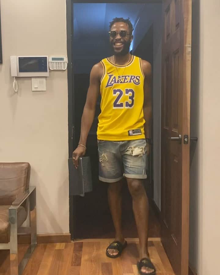 ウサイン ボルトさんのインスタグラム動画 ウサイン ボルトinstagram My Peeps Look How The One Nj Go Work Today uz Lakers Win The G Say Him Never A Wear Him Kingjames Jersey Until Him Win D Title 10月13日