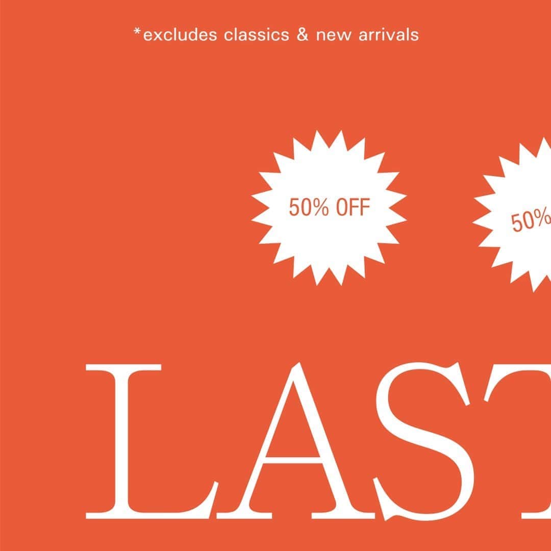 のインスタグラム：「LAST CHANCE 50% OFF SALE!⠀⠀⠀⠀⠀⠀⠀⠀⠀ —⠀⠀⠀⠀⠀⠀⠀⠀⠀ Don't miss out on half-price items. Shop now at alpha60.com.au or find your nearest store at alpha60.com.au/pages/stores」