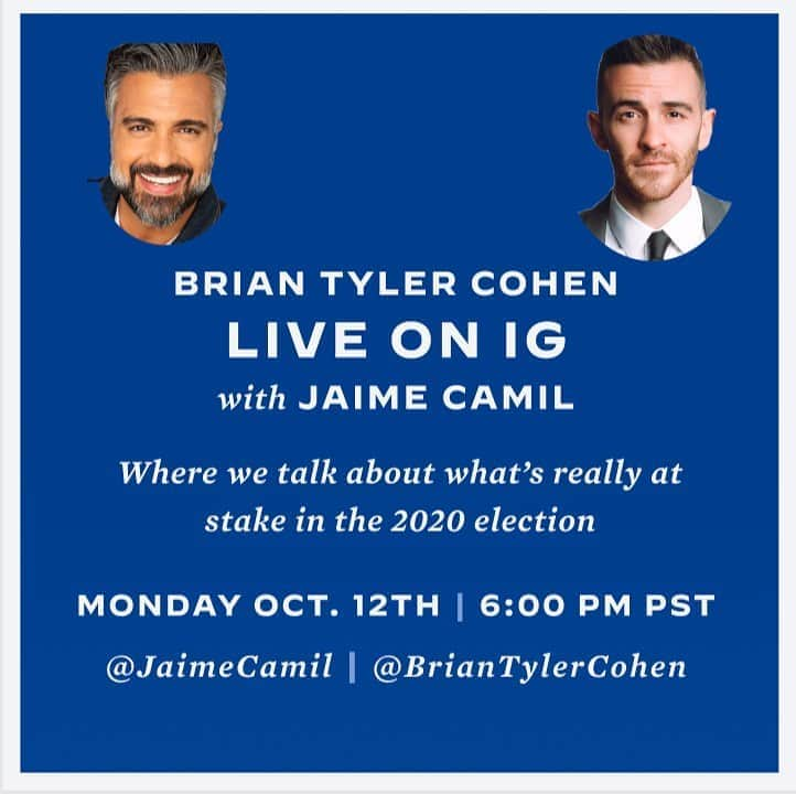 ハイメ・カミールさんのインスタグラム写真 - (ハイメ・カミールInstagram)「I’ll be talking to my buddy @briantylercohen TODAY @ 6pm PT on his IG LIVE about life, politics and, most importantly, our love for @lafc @lafc3252 🖤💛 / Nos vemos en el IG LIVE de mi amigo #briantylercohen HOY a las 6pm PT. Hablaremos de la vida, política y nuestro amor por #LAFC #lafc3252 🖤💛」10月13日 7時27分 - jaimecamil