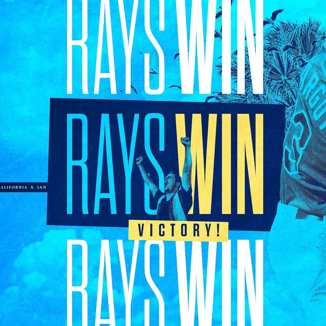 タンパベイ・レイズさんのインスタグラム写真 - (タンパベイ・レイズInstagram)「#RaysWin! Up 2-0 in the series!」10月13日 8時34分 - raysbaseball