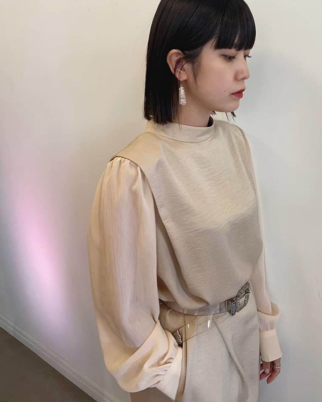 HONEY MI HONEY OFFICIALさんのインスタグラム写真 - (HONEY MI HONEY OFFICIALInstagram)「@ellie_official_____   chiffon sleeve one-piece be.ny.bk freesize  一枚でレイヤードに見えるドッキングワンピース  #ELLIEjp @honeymihoney_official  @honeymihoney_style  #HONEYMIHONEY #表参道 #原宿 #南堀江 #大阪 #时尚 #我的最愛 #ハニーミーハニー #tokyo #osaka #outfit #fashio」10月13日 19時45分 - honeymihoney_official