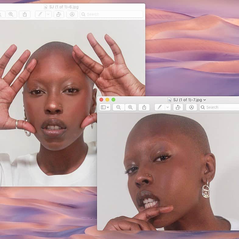 ルー・ティーズデールのインスタグラム：「hiii everyone, @ellessechar here! today i’ll be taking over Lou’s account in honour of #blackhistorymonth and giving you some insight into who i am and what i do! i’m the founder of online platform @girlswillbeboys_ where we talk about the blurring of gender roles, and i also do a lot of public speaking regarding my experiences as a Queer Black Woman ✨ i use my personal platform to serve you LEWKS, whilst educating you on my experiences of marginalisation, and here are a couple of examples of the makeup and pics i create alongside those important messages ❤️ i’m looking forward to telling you all a little more about what i do, so stick around today for more posts and stories 💋」