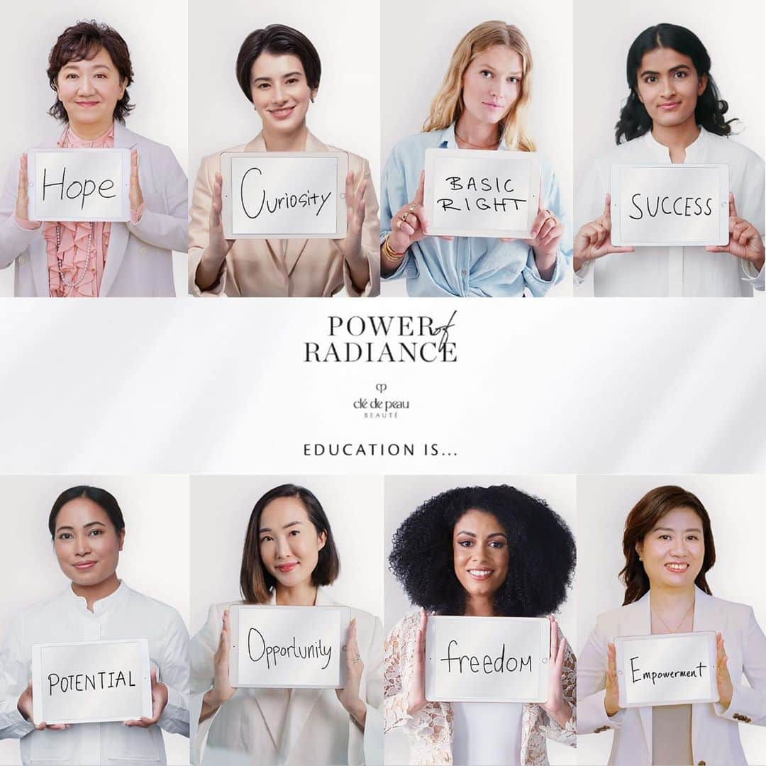 資生堂 Shiseido Group Shiseido Group Official Instagramさんのインスタグラム写真 - (資生堂 Shiseido Group Shiseido Group Official InstagramInstagram)「@CleDePeauBeaute advocates for girls’ education and honors contributors with the annual #PowerOfRadiance Awards. At this year’s virtual ceremony, #CleDePeauBeaute reaffirmed its commitment, hosting panels with awardees and 6 outstanding women around the world to connect ideas and overcome Covid-19 barriers to learning. Even in this challenging time, we act to #EmpowerGirls and better their lives.  #KeyToABetterWorld #UnlockThePowerOfGirl #DayOfTheGirl #InternationalGirlsDay #ToniGarrn #ChriselleLim #FionnghualaOreilly #PratikshaPandey #BinitaShrestha #CléDePeauBeauté #CleDePeau #ShiseidoForSociety #CPB #girlsday #shiseido  #クレドポーボーテ #教育支援 #パネルディスカッション #国際ガールズデー #ホラン千秋 #クレドポー #資生堂」10月13日 19時42分 - shiseido_corp