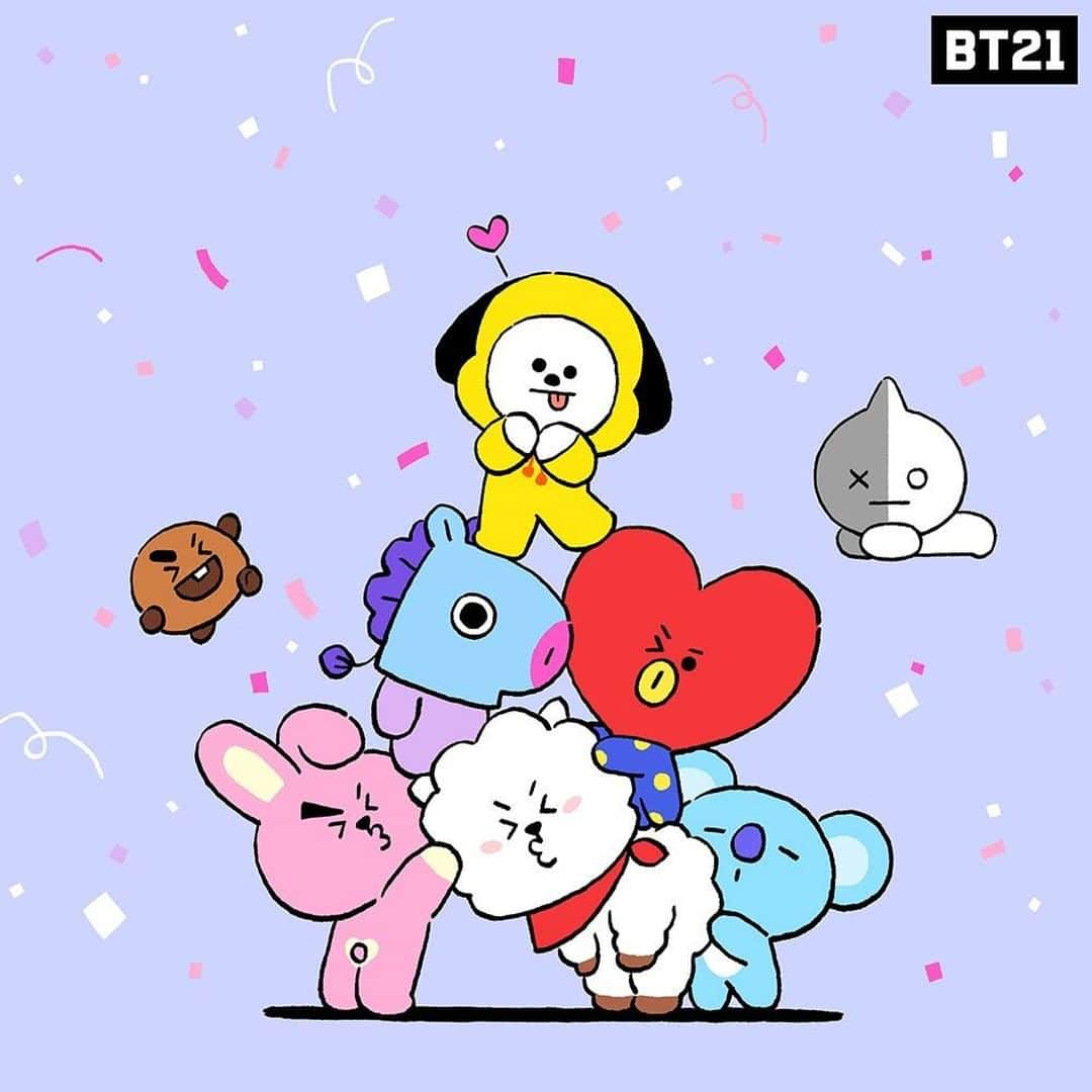 BT21 Stars of tomorrow, UNIVERSTAR!のインスタグラム