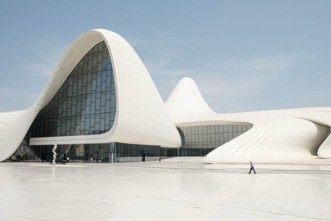 National Geographic Travelさんのインスタグラム写真 - (National Geographic TravelInstagram)「Photo by @francescolastrucci / The multifunctional structure of the Heydar Aliyev Center was completed in 2012 in Baku, Azerbaijan. It’s among the most surprising and incisive works of iconic architect Zaha Hadid. She designed its fluid shape in contrast to the rigid architecture of the Soviet era, and it was inspired by Islamic calligraphy and forms of traditional Azeri architecture. The center includes a museum, an auditorium, and several workshop and exhibition spaces. Follow me @francescolastrucci for more places, daily life, and stories around the world. #baku #azerbaijan #architecture」10月13日 11時35分 - natgeotravel