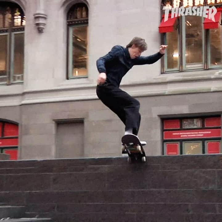 スラッシャーのインスタグラム：「👉🏾 @noahclothing’s JOLIE ROUGE now playing on ThrasherMagazine.com 📲 Filmed by @greezeberg」
