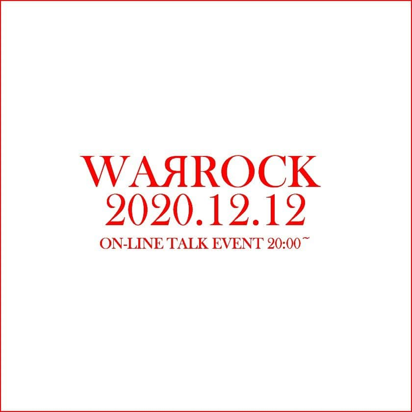 小林正典さんのインスタグラム写真 - (小林正典Instagram)「#WAЯROCK #20201212 好評につき追加イベントが決定しました。 詳細は追って情報解禁いたします。 少々お待ちください。」10月13日 13時49分 - masanori_kobayashi_official