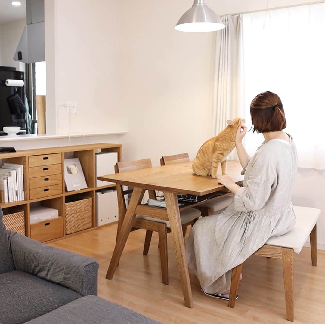森の家のインスタグラム：「ムクリさん @mukuri_official で家を整えるきっかけや、掃除を続けるコツなどのコラムを書かせていただきました。 猫の写真もたくさん載せてもらいました🐈 @mukuri_official のURLから見られます。  記事のURLはこちら https://mukuri.themedia.jp/posts/10556919  #ムクリ #掃除 #掃除記録 #暮らしを整える #一軒家 #猫のいる暮らし #猫との暮らし #シンプルな暮らし #暮らし #ルーティン #ルーティン家事 #家事 #掃除習慣」
