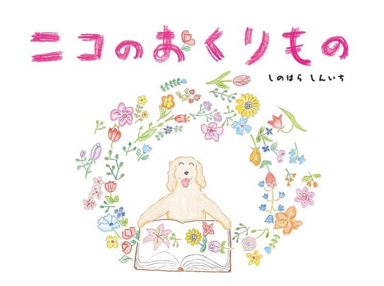 篠原信一のインスタグラム：「篠原が幼児向けの絵本を描きました📘 篠原のイメージから想像できない❗️と思いの皆さま、 この私が夢広がる心温まる物語を描いたんです😅 タイトルは「ニコのおくりもの」。主人公は愛犬のゴールデンレトリバー のニコがモデルです🐶 幼児向けですが、ニコの優しさに大人もほっこりすること間違いなし❗️ 皆さま！怖いもの見たさで是非とも😄 絵本の発売日は主人公がワンワンだけに「１」並の１１月１１日。 #スポーツ報知 #絵本 #ニコのおくりもの」
