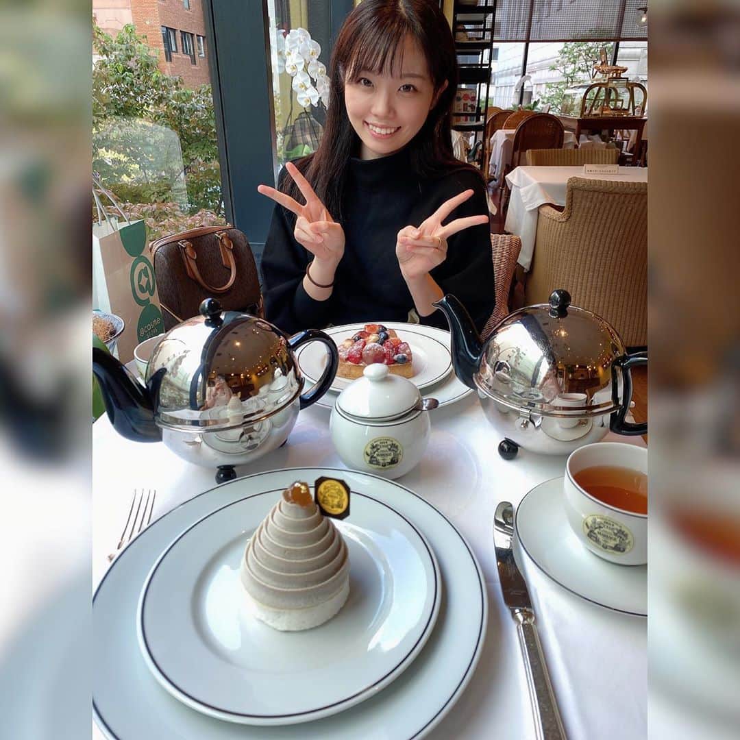黒田瑞貴さんのインスタグラム写真 - (黒田瑞貴Instagram)「カフェ☕️❤️ ここの紅茶が大好き！  ランチもして買い物も いい休日☺️  #ootd #ootdfashion #instagood #japanesegirl #cafe #銀座　#ginza  #カフェ」10月13日 14時29分 - kurodamizuki_