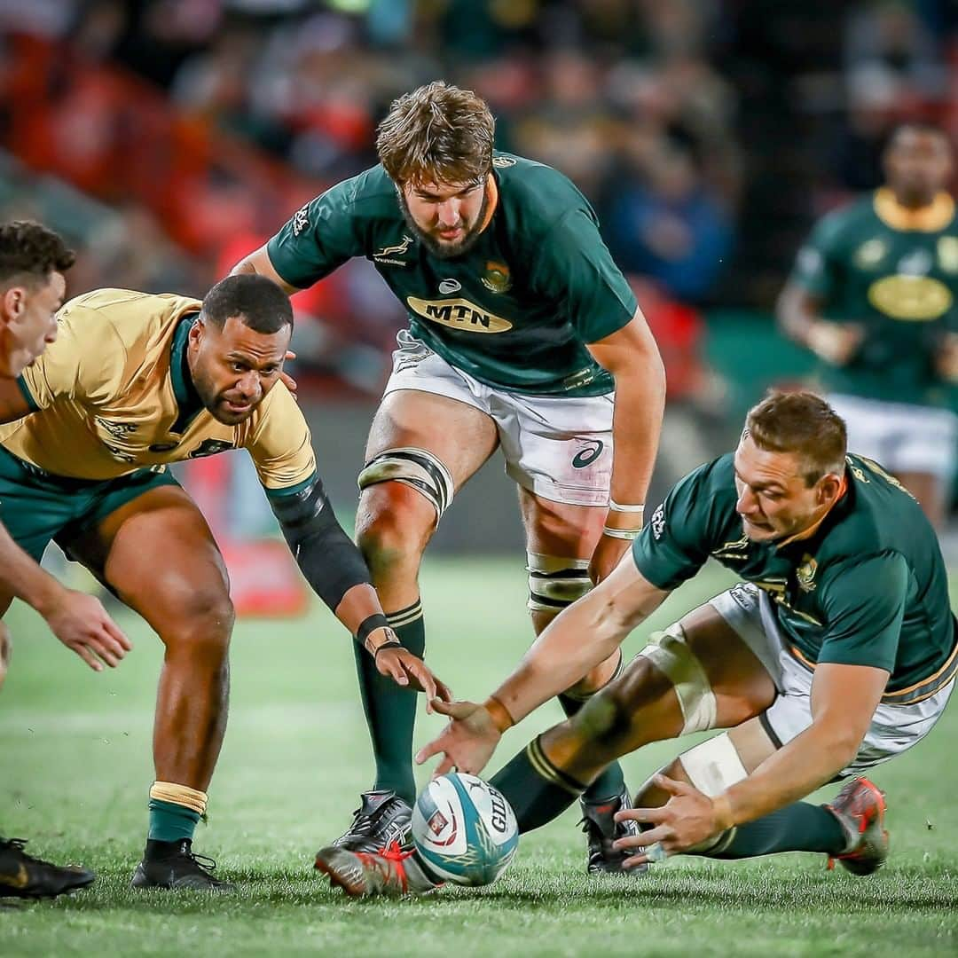 ラグビー南アフリカ代表さんのインスタグラム写真 - (ラグビー南アフリカ代表Instagram)「Springbok Historic Moments:   In 2019, the Boks beat Australia in the opening round of the Castle Lager Rugby Championship.   What was your favourite victory over the Wallabies in the last 20 years?  #StrongerTogether @mtnza」10月13日 14時31分 - bokrugby