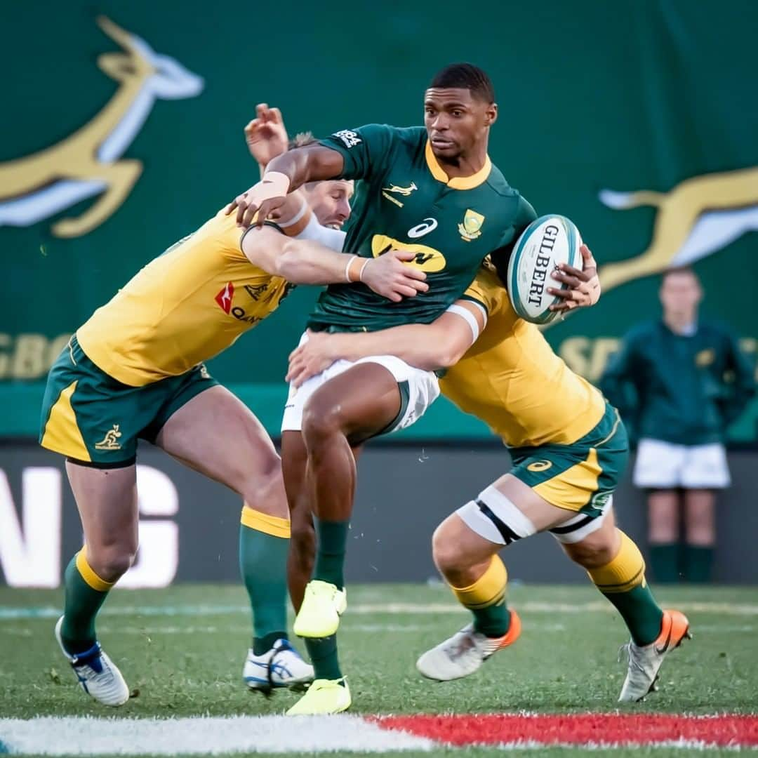 ラグビー南アフリカ代表さんのインスタグラム写真 - (ラグビー南アフリカ代表Instagram)「Springbok Historic Moments:   In 2019, the Boks beat Australia in the opening round of the Castle Lager Rugby Championship.   What was your favourite victory over the Wallabies in the last 20 years?  #StrongerTogether @mtnza」10月13日 14時31分 - bokrugby