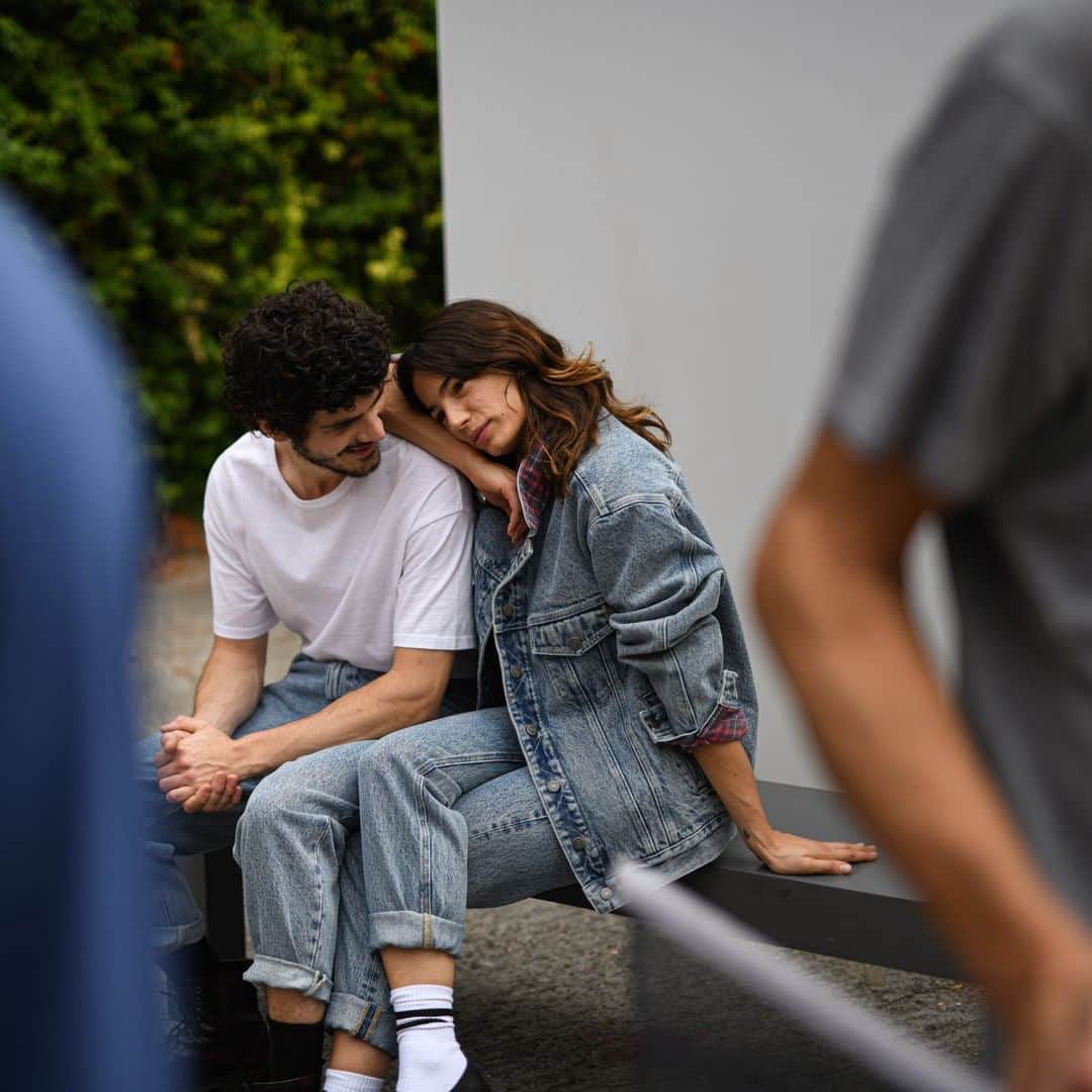 アメリカンビンテージのインスタグラム：「Spotted: Luna & Teddy, two lovebirds.  ___ #AmericanVintage #FW20 #vestiairemixte #unisexwardrobe」
