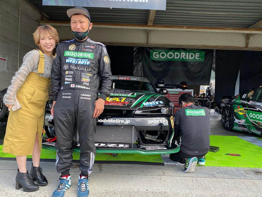 岩田亜矢那さんのインスタグラム写真 - (岩田亜矢那Instagram)「#formuladrift  #goodride   @fukada_tadahiro  @goodridejapan  @rina_aoi_   寺町選手 2位おめでとうございます！！  近くてみるドリフトは、本当にカッコ良かったです！」10月13日 17時30分 - ayana1113