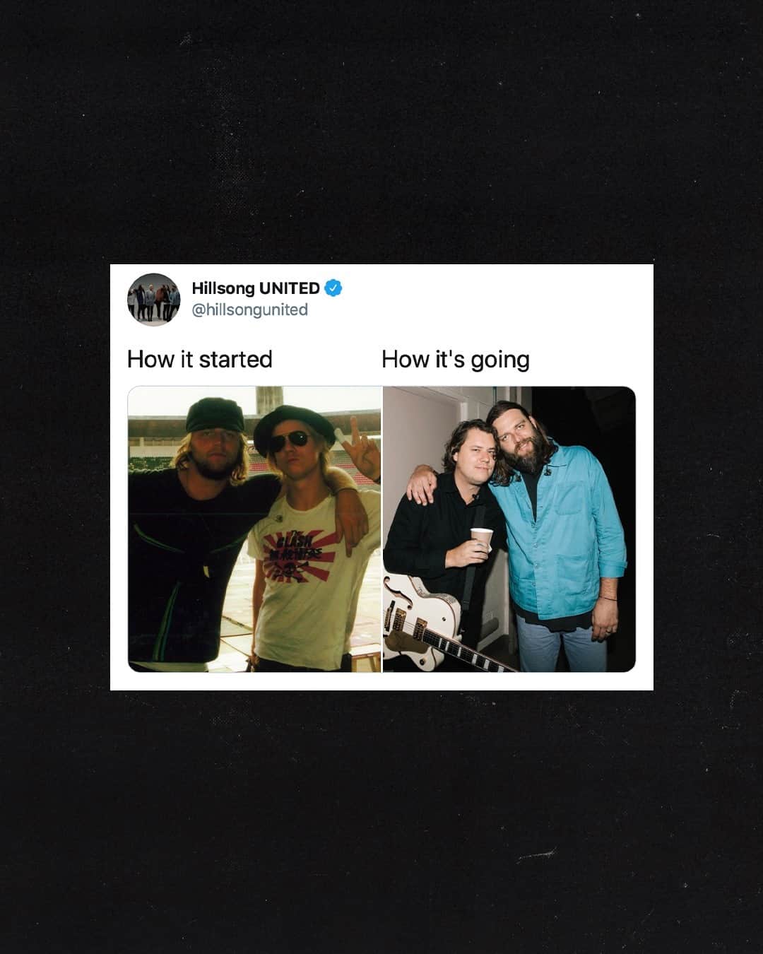 ユナイテッドのインスタグラム：「How it started How it's going」