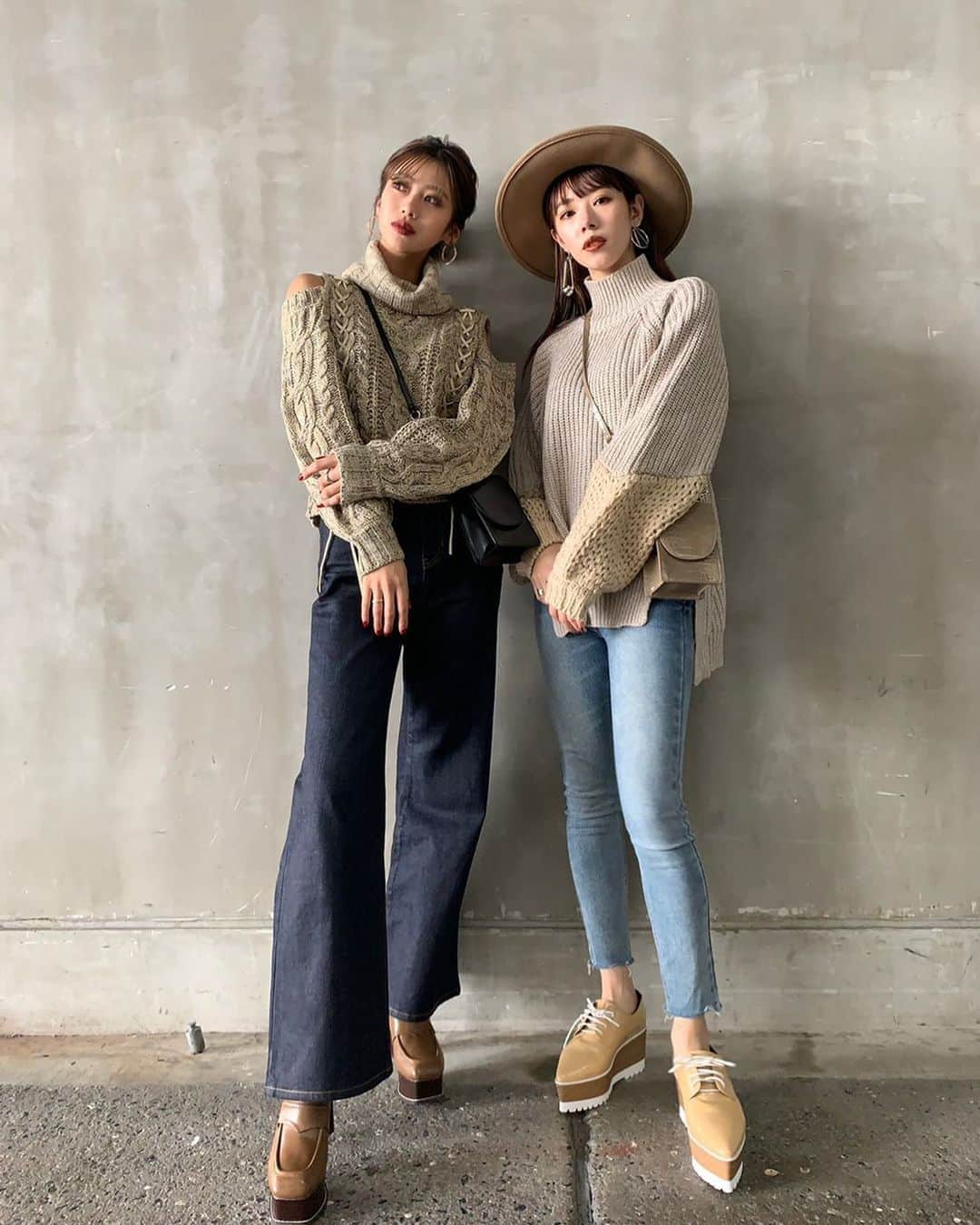 MURUAさんのインスタグラム写真 - (MURUAInstagram)「--MURUA DENIM COLLECTION--  #SDB HW skinny ¥11,900(+tax) I.BLU/BLU  #ハイウエストスリムフレアデニム ¥10,900(+tax) BLU/IDG 発売中  @minami_seto coordinate.(173㎝) @murua_miyabi coordinate.(162cm) #murua#murua2020aw#fashion #coordinate#denim#newarrival#style#mode#murua_snap#162cm#173cm」10月13日 18時04分 - murua_by_staff