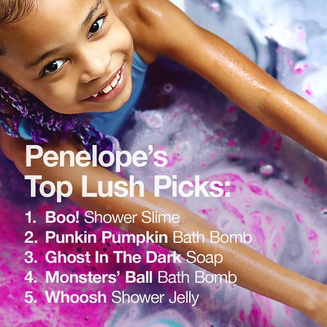 LUSH Cosmeticsさんのインスタグラム写真 - (LUSH CosmeticsInstagram)「Penelope's Top Lush Picks for Halloween⭐⁠⠀ ⁠⠀ She's back! Our mini product expert, @penelop.and.the.p, a self-proclaimed unicorn, bath bomb obsessor and magic-maker, is here to take you through her top #LushPicks for this season. These thrilling treats come free of tricks and guarantee vegan and ethical fun for those festive nights ahead.⁠⠀ ⁠⠀ Add a sprinkle of cuteness to your Halloween plans and tap to shop Penelope's picks.⁠⠀  📸 @iridescentphotography.htx  ⁠⠀ #LushHalloween2020 #Halloween2020 #LushLife #LushCommunity #Fall #Handmade #HalloweenDecor」10月14日 3時53分 - lushcosmetics