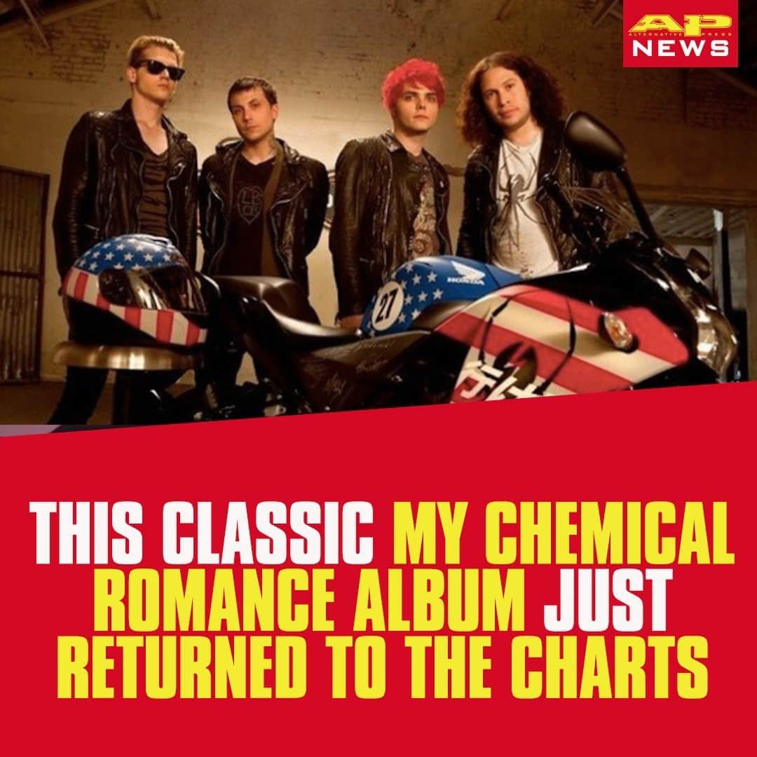 Alternative Pressさんのインスタグラム写真 - (Alternative PressInstagram)「This iconic @mychemicalromance album has returned to the charts ahead of the one year anniversary of the group's return⁠ LINK IN BIO⁠ .⁠ .⁠ .⁠ #mychemicalromance #mychem #mcr #mychemicalromancereturn #mcrreturn #mychemreturn #altpress #alternativepress」10月14日 4時02分 - altpress