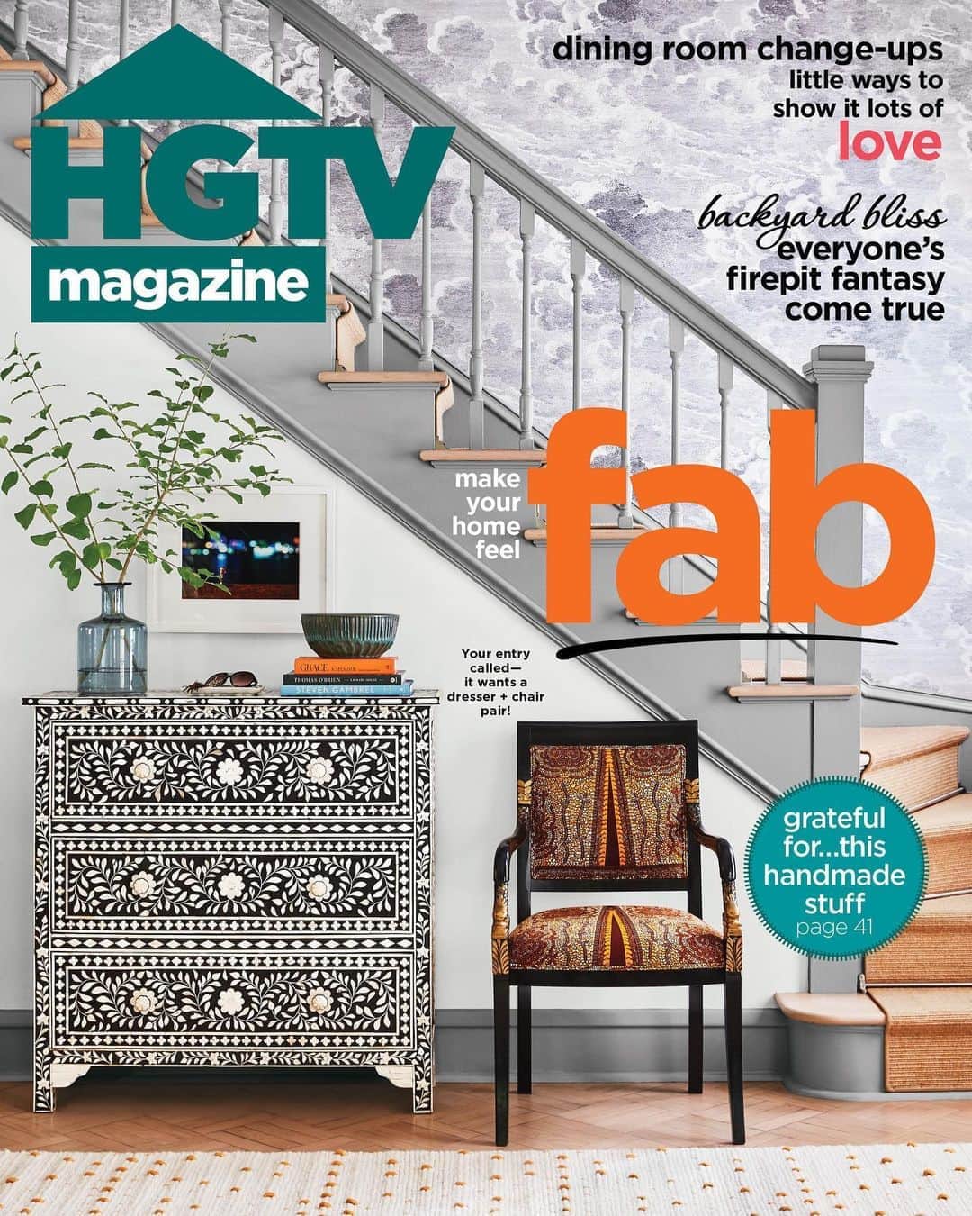 HGTVさんのインスタグラム写真 - (HGTVInstagram)「The November issue of #HGTVMagazine has all the best tips and tricks to make your home feel fab! ✨ Pick up an issue on newsstands now, and tap the link in our bio to snag this dreamy cover look. 👆 . 📷: @_david_land  Stylist: @decleenecreative Designer: @crystalblackshaw」10月14日 5時01分 - hgtv