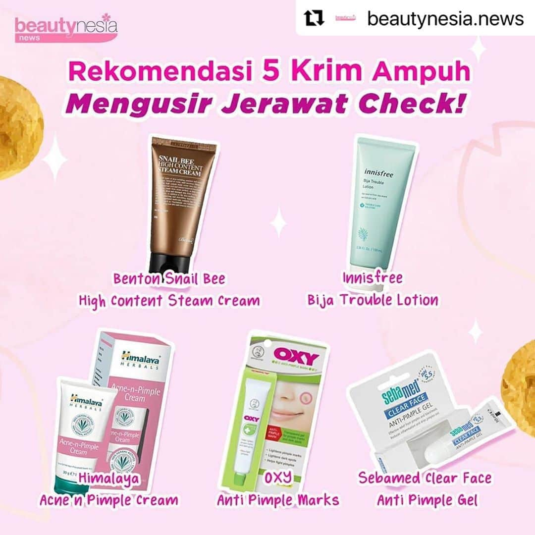 Beauty | Health | Fashionさんのインスタグラム写真 - (Beauty | Health | FashionInstagram)「Repost from #BeautynesiaNews Si kecil yang satu ini emang nyebelin kalo muncul, apalagi kalo datengnya tiba-tiba :( bikin genggesssss ! Tapi, kamu gak usah khawatir 5 produk ini bisa jadi andalan kamu buat ngusir si kecil kecil cabe rawit ini.⁣⁣ ⁣⁣ Ingat ya, usaha kamu menghilangkan jerawat harus didukung dengan pola makan yang sehat, makan sayuran dan minum air putih serta kebiasaan yang sehat juga. Jangan pegang-pegang jerawat !⁣⁣ ⁣⁣ Komen yuk, hal paling bikin kesel sama si jerawat ini ?⁣⁣ ⁣⁣ --⁣⁣ Mau tau info skincare lebih lengkap, yuk klik link ini ⬇️  bit.ly/Benews ⁣ ———⁣ #BeautynesiaNews #Glowing2020 #MenghilangkanJerawat #BekasJerawat #SkinCareJerawat #GlowingSkinCare #Jerawat #MasalahJerawat #KrimJerawat #AcneSkinCare #TipsKecantikan #TipsCantik #CantikAlami #TipsJerawat #skincareremaja」10月13日 20時17分 - beautynesia.id