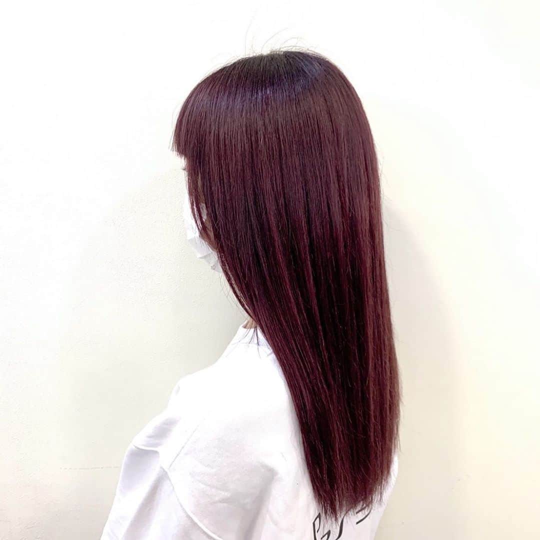円田はるかのインスタグラム：「そういえば脱金髪して秋色ピンクになってきました🥰  既にちょっと色落ちしててもっとピンクでかわいい🥺💗」