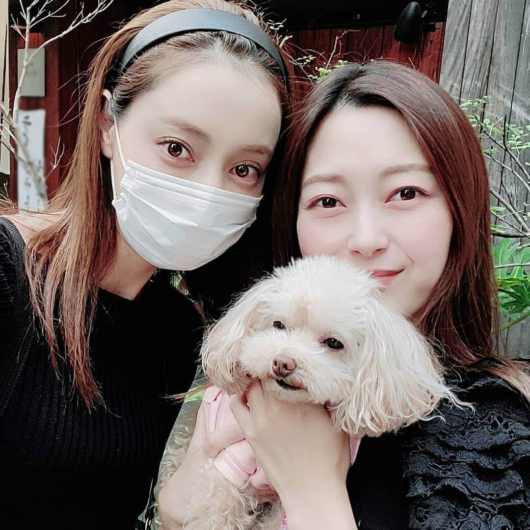 のインスタグラム：「莉奈(@rinayamashita )とこむぎとランチ♡ . ペットOKのお蕎麦屋さんだったからこむぎも連れて行ってランチコースをいただきました😋🍴 こむぎは昔から莉奈が大好きだから久々の再会に大興奮😍 もうだいぶ前なのに誕生日プレゼントとお手紙もありがとう💕 使うの楽しみぃ～😘 . #山下莉奈 #ランチ #お蕎麦屋ランチ #蕎麦屋 #ランチコース #蕎麦好き女子 #久しぶりの再会 #やっと会えた #こむぎも一緒に #ペットok #嬉しい #愛犬のいる生活 #誕生日プレゼント #バースデーカード #ありがとう #lunch #sobalunch #soba #lunchcourse #longtimenosee #reunion #finallymet #komugi #pets #happy #birthdaypresent #birthdaycard #thanks #instahappy #instalunch」