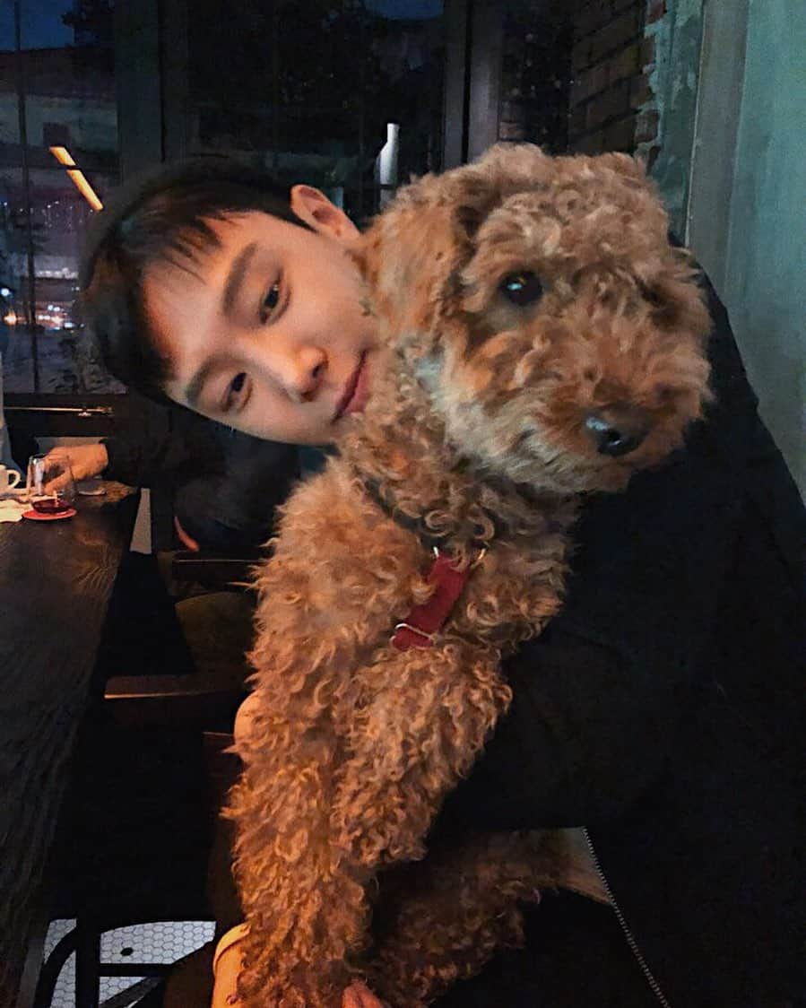 イェジュン のインスタグラム：「오잉? 두하니 사진첩에서 발견🐕」