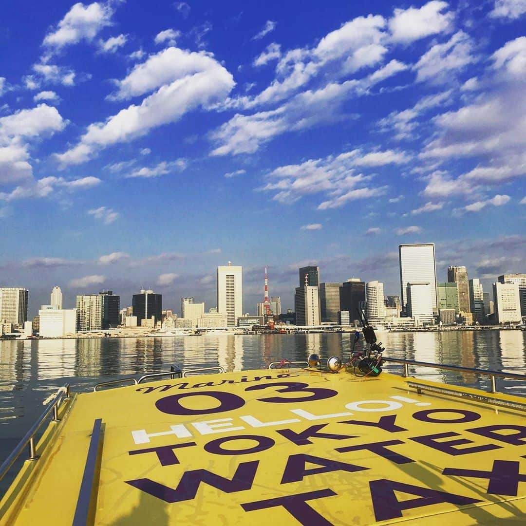 TOKYO WATER TAXIさんのインスタグラム写真 - (TOKYO WATER TAXIInstagram)「ウォーターシティ東京。  #日の出 #tokyo #東京タワー #tokyowatertaxi」10月13日 21時47分 - tokyowatertaxi