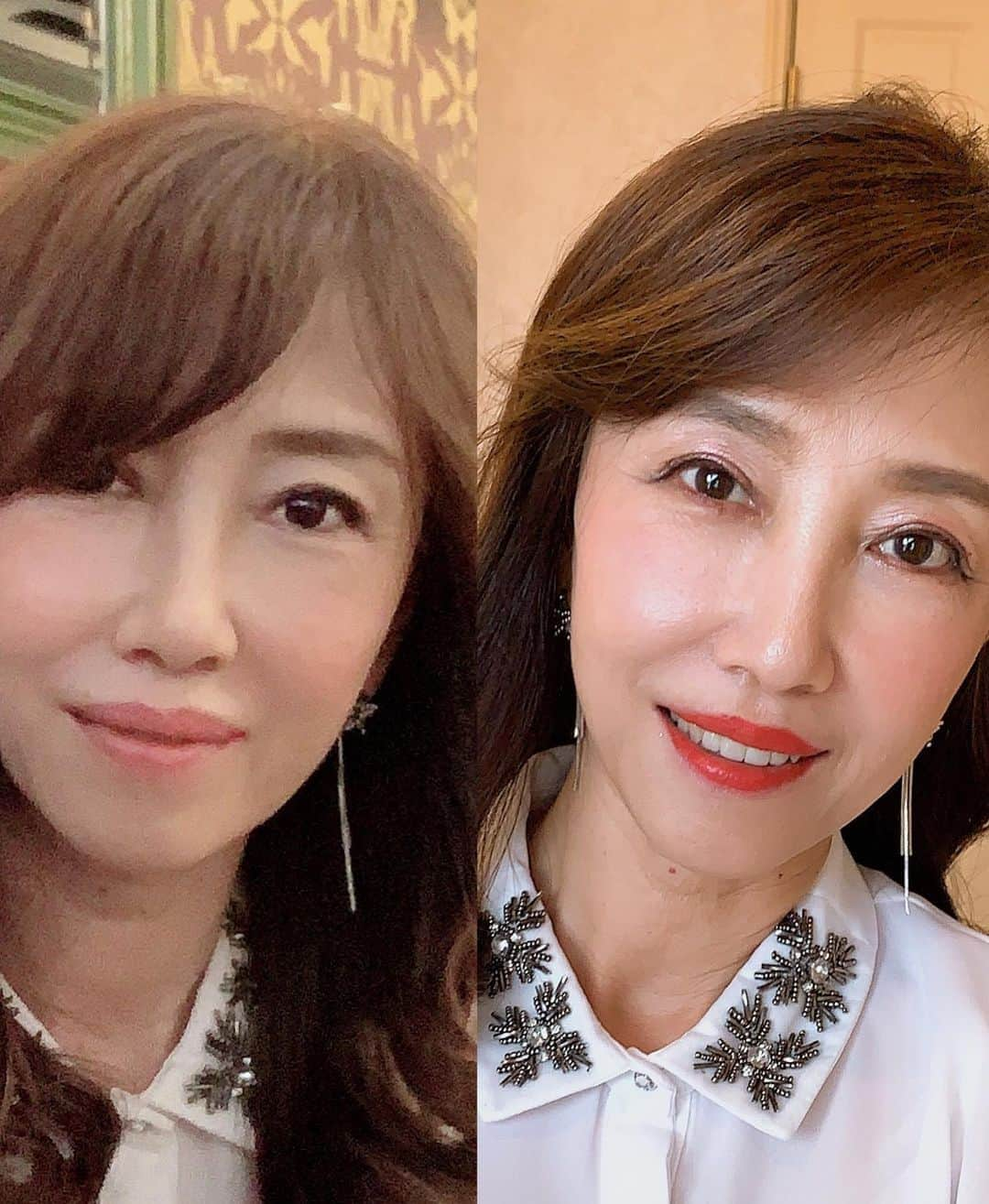 水谷雅子さんのインスタグラム写真 - (水谷雅子Instagram)「今日は玲子姉さんと 昔ながらの喫茶店でランチ🎶 ボリューム満点ソース焼そばですよ👍 お腹いっぱいなのに続いてケーキ屋さんへ🚗 食欲の秋ですね〜😋🍰💖 午後は玲子姉さんにメイク💄 メイク前にお手入れをしましたのでフェイスラインスッキリ！✨✨✨💖 艶メイクに仕上がってます😘✨✨ #ランチ#久しぶりのランチ#昔ながらの喫茶店#ソース焼そば #ケーキ#ケーキお持ち帰り  #メイク#艶メイク#華やかに #かっさマッサージ #スチーマー#美容オイル #イオン導入美顔器  #美は一日にしてならず」10月13日 22時10分 - mizutanimasako