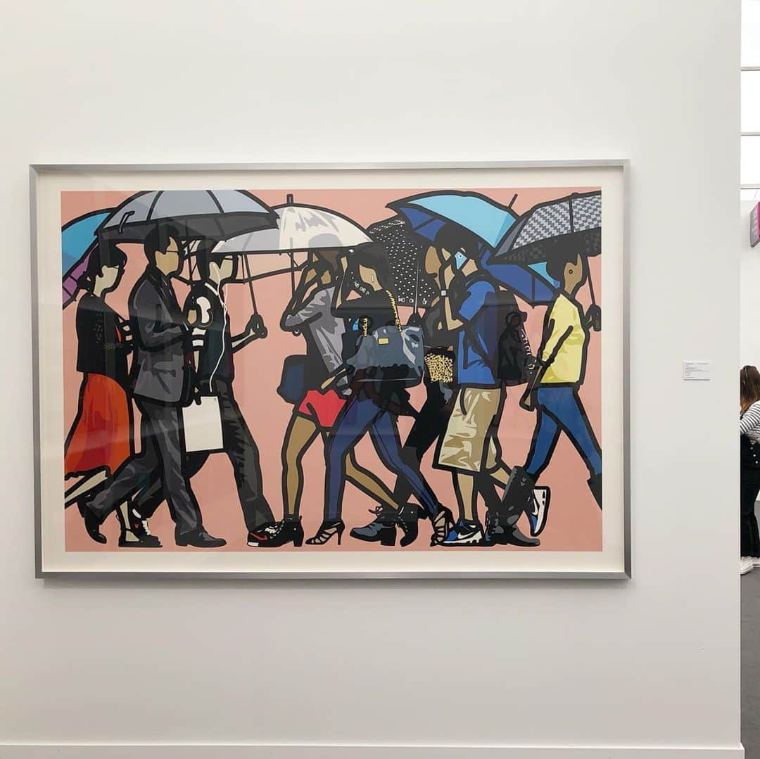 岡田育さんのインスタグラム写真 - (岡田育Instagram)「“Through.” . #giannipiacentino #julianopie #izumikato #brainbress #friezeartfair2019」10月13日 22時47分 - okadaic