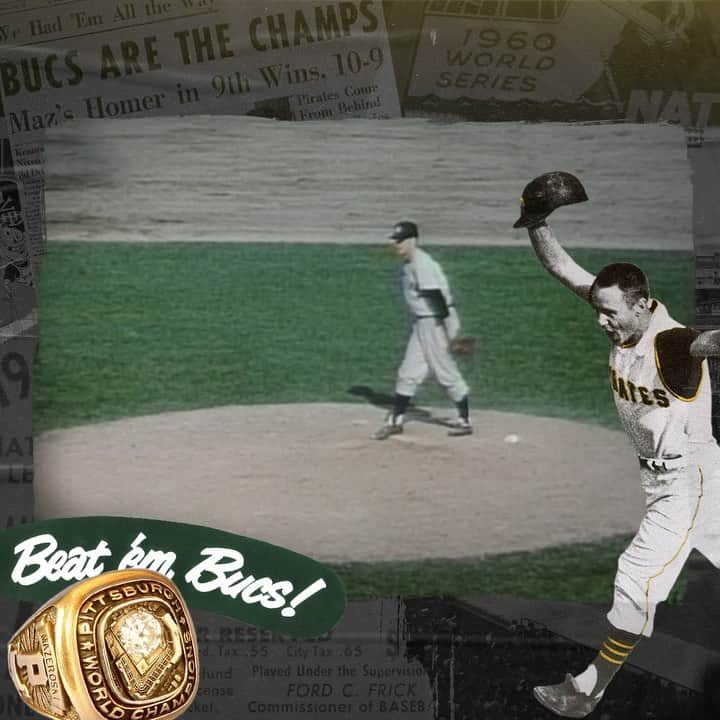 のインスタグラム：「On this day in 1960, Maz hit the greatest home run in baseball history.」