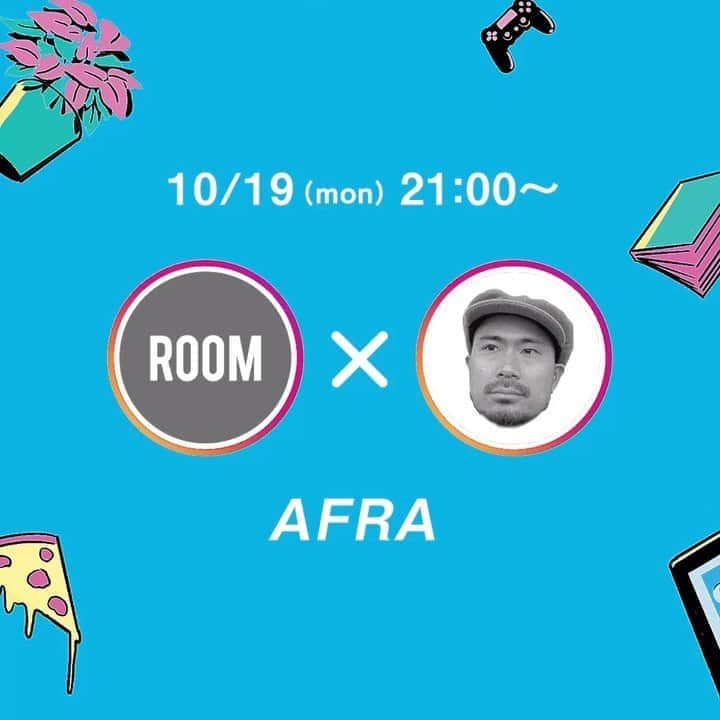 room onziemeのインスタグラム：「•﻿ 📸👥📸﻿ ﻿ - STAYROOM -﻿ ﻿ ROOMが提供するアーティストと﻿ リスナーをつなぐ新たなカタチ﻿ ﻿ ROOMとアーティストによる﻿ Instagram コラボLIVE配信﻿ ﻿ 普段見れないアーティストの﻿ 裏側や素顔を深掘りして新たな発見を！﻿ ﻿ --------------------------------------------﻿ ﻿ 10/19 (Mon) 21:00〜﻿ ﻿ vol.37 /﻿ AFRA﻿ 【@afracolores】﻿ ﻿ 1996年にN.Y.セントラルパークで見た﻿ The RootsのビートボクサーRahzelの﻿ パフォーマンスに衝撃を受け﻿ 独学でビートボックスを始める。﻿ ﻿ 高校卒業後N.Y.へ単身渡米、﻿映画「Scratch」出演や、 唯一の日本人として出演した ビートボックス・ドキュメンタリー映画﻿ 「Breath Control」などにも出演。﻿ 2003年、日本人初の﻿ ヒューマン・ビートボックスアルバムとなる﻿ 「Always Fresh Rhythm Attack!!!」をリリース。﻿ 2004年、﻿ 二枚目のアルバム「Digital Breath」をリリース。﻿ 2005年、﻿ 啓とK-MOONとのヒューマン・ビートボックスバンド﻿ AFRA&INCREDIBLE BEAT BOX BANDで﻿ 活動（現在は活動休止中)﻿ 2009年、楽器を使わず身体から出る音のみで﻿ 作られたアルバム「Heart Beat」をリリース。﻿ 2012年、曽我部恵一とのコンビで﻿名曲群をカバーした﻿ アルバム「listen 2 my heart beat」をリリース。﻿ スペイン「SONAR 2005、2006」、﻿ オーストラリア「BIG DAY OUT 2006」,﻿ ノルウェー「numusic2006」ほか﻿ 世界各地の音楽フェスティバルに出演するほか、﻿ FUJI XEROX のテレビCMや、﻿ adidas Originals 09SS 全世界キャンペーンCM﻿ などにも出演している。﻿ 2010年からはスチャダラパーANIとロボ宙との﻿ ユニットDonuts Disco Deluxe でのリリースや﻿ ツアーも続けている。﻿ ﻿ ﻿ Teteyan 【 @teteyan 】﻿ ﻿ ROOMが展開する番組「hu-do」の﻿ メインパーソナリティを務め、﻿ 「ZIPANGU ONIGIRI」のクリエイター。﻿ ﻿ 大手アパレルで10年勤め上げ、突如飲食業内にコンバートした彼は、made in Japanを愛し、お笑いを愛し、人に愛される大男。﻿ ﻿ 夢で神のお告げを受け、﻿ おにぎり作りをスタートさせ冒頭記載の「ZIPANGU ONIGIRI」を﻿ ブランド化する事に成功。﻿ ﻿ さらにアーティストやクリエイターが﻿ 夜な夜な足繁く通う﻿ 大阪の卓球バー「THE BAR」の店主も務めあげ﻿ ﻿ 現在はクラウドファンディングにて﻿ 新たな試みを実践中﻿ 気さくでみんなから愛されるキャラクターを﻿ 目当てに足を運ぶファンも少なくない。﻿ ﻿ ﻿ ﻿ --------------------------------------------﻿ #room_jp #stayroom #afra」