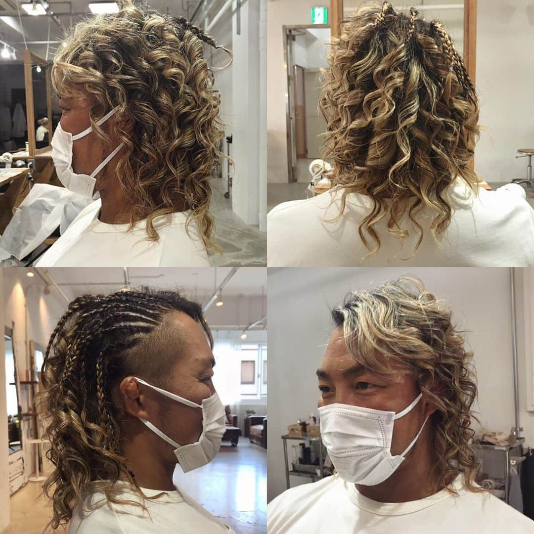 棚橋弘至さんのインスタグラム写真 - (棚橋弘至Instagram)「#g1climax30 #名古屋 大会 #hairstyle ※４枚目はTwitterからお借りしました🙇‍♂️ #名古屋巻き ⁉︎」10月13日 23時40分 - hiroshi_tanahashi