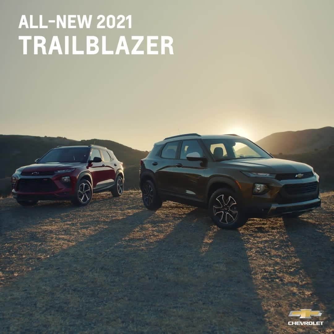 シボレーのインスタグラム：「Whether you’re going off the grid or headed downtown, there's an All-New 2021 #ChevyTrailblazer for you.」