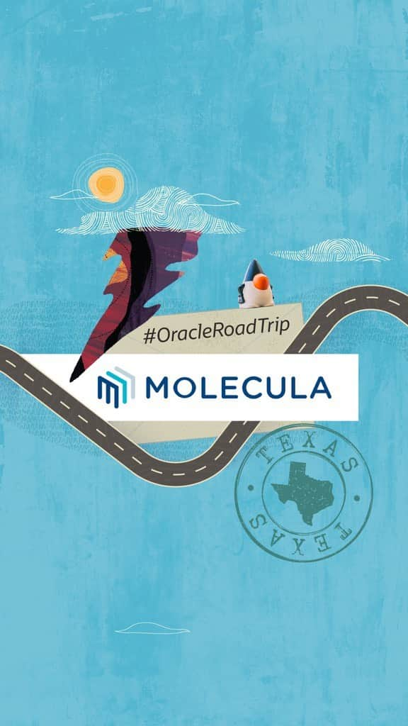 Oracle Corp. （オラクル）のインスタグラム：「Based in Austin, Texas, Molecula is a #startup with massive potential. #OracleRoadTrip drops by to learn how its unique data format is making real-time #analytics a real possibility.」