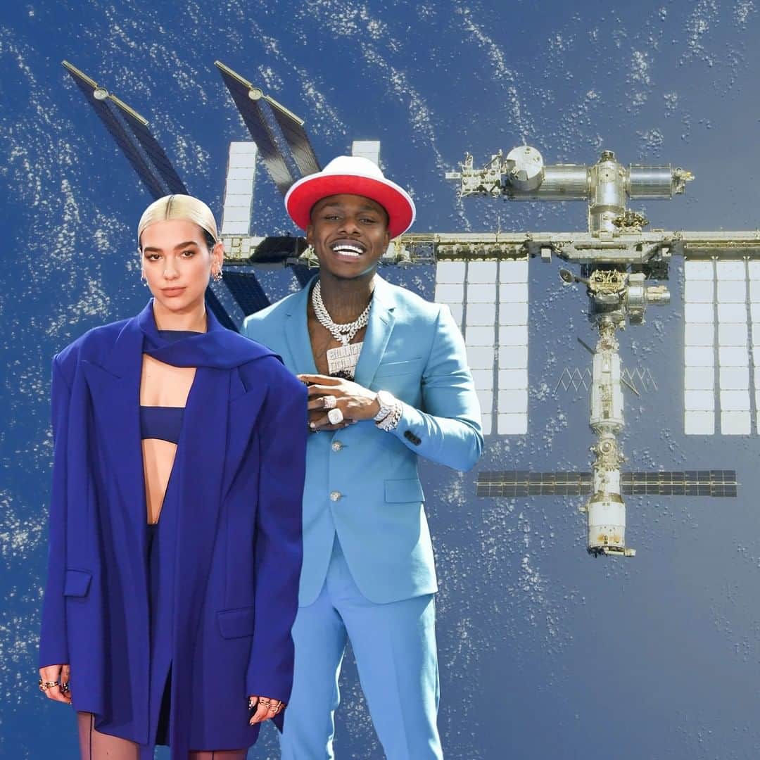 MTVさんのインスタグラム写真 - (MTVInstagram)「This is it. The dumbest thing I've made for this job yet. But I hope you enjoy @dualipa & @dababy as the International Space Station, because I can't stop listening to "Levitating."」10月14日 5時24分 - mtv