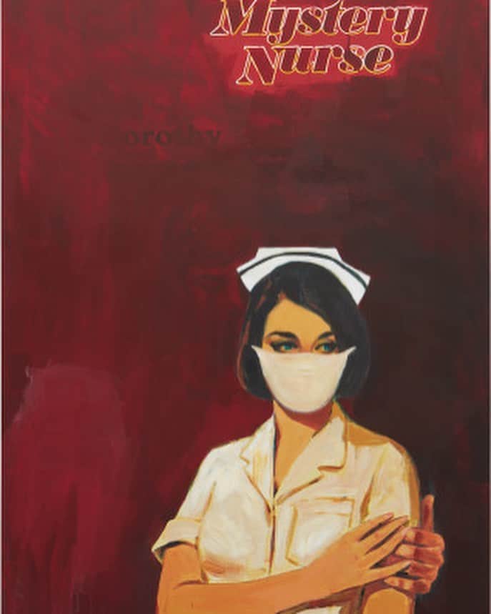 ゾーイ・サルダナさんのインスタグラム写真 - (ゾーイ・サルダナInstagram)「#richardprince #artimitateslife #art #nurse #covid_19」10月14日 5時42分 - zoesaldana