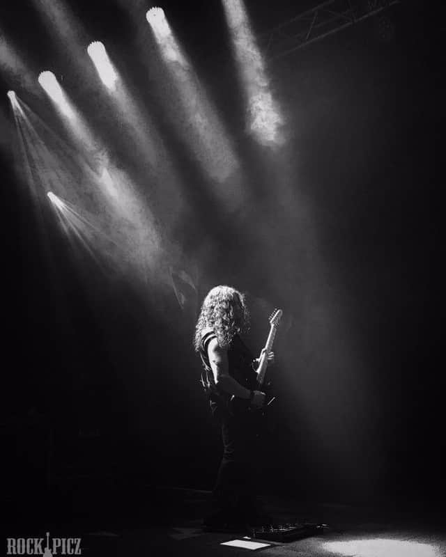 Queensrycheさんのインスタグラム写真 - (QueensrycheInstagram)「Michael at Fryshuset in Stockholm Sweden (photo credit RockPicz) #queensryche #theverdicttour #fryshuset #sweden🇸🇪 #michaelwilton #whip #mastuh #hellboy #guitarplayer #guitarist #foundingmember #espguitars #memories #goodtimes #bamf #rychersrule #wecantwaittoseeyouagain」10月14日 7時00分 - queensrycheofficial
