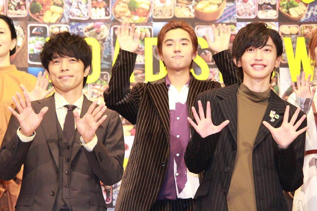若林時英のインスタグラム：「🍆  #461個のおべんとう  #井ノ原快彦  #道枝駿佑  #森七菜  #若林時英」